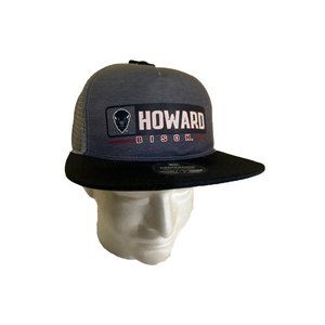 NEW Howard University Bison Colosseum Athletics Navy Mesh Snapback Hat Cap OSFM